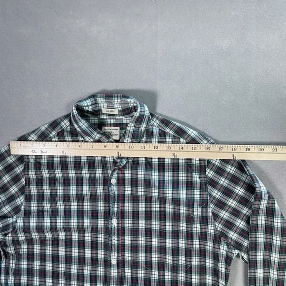 J. Crew Long Sleeve Dress Shirt Men Small‎ Plaid Check Casual Office Business